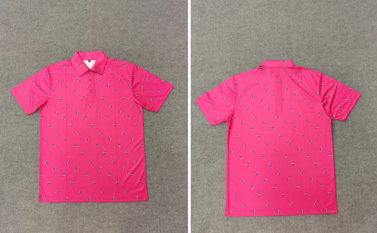 Custom polo shirt for car wash staff