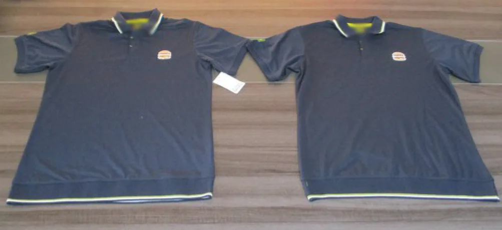 Custom polo shirt for QSR chain