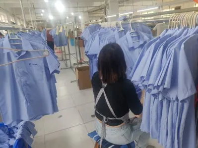 Quality inspection station — AQL 2.5 uniform QC process