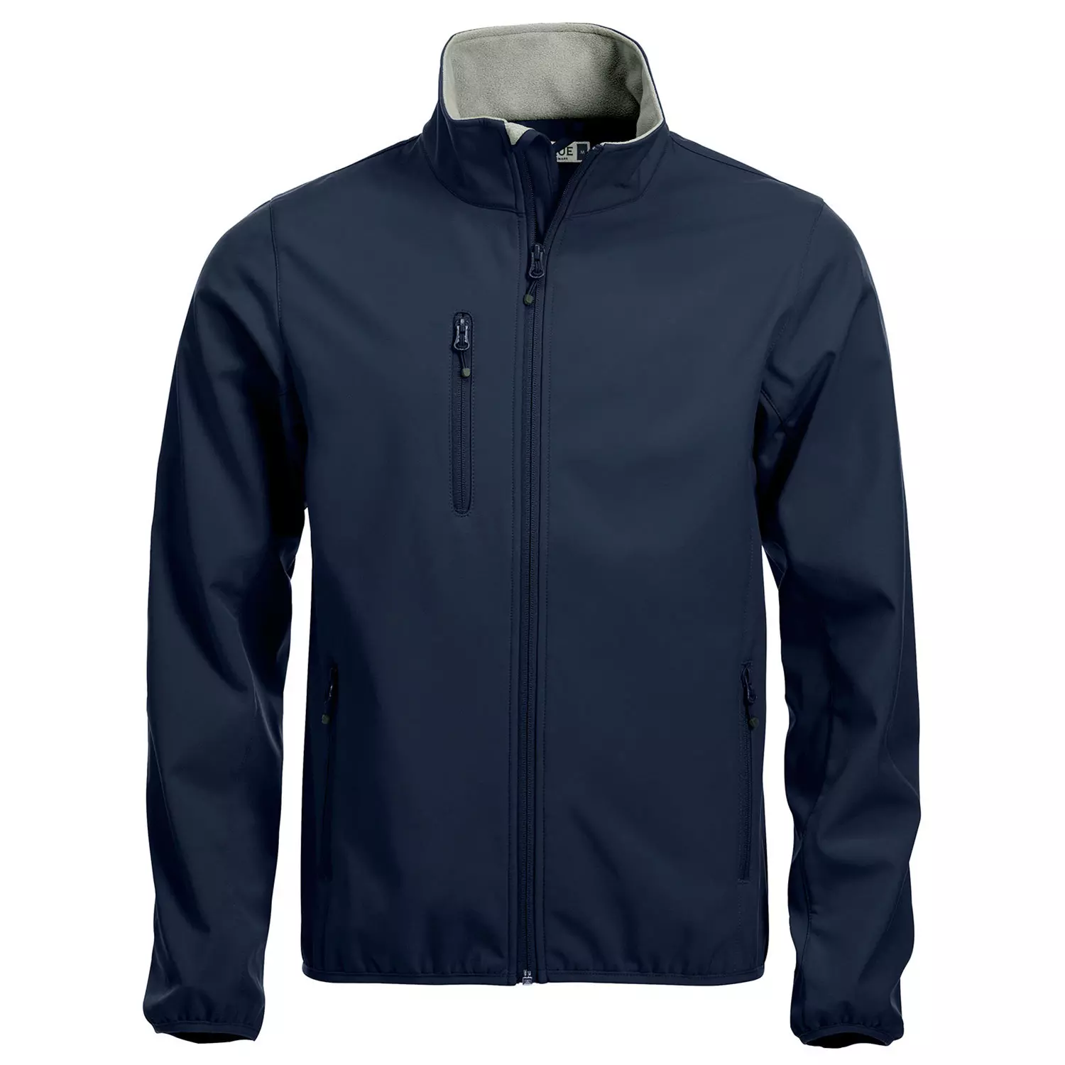 Corporate softshell jacket with branding
