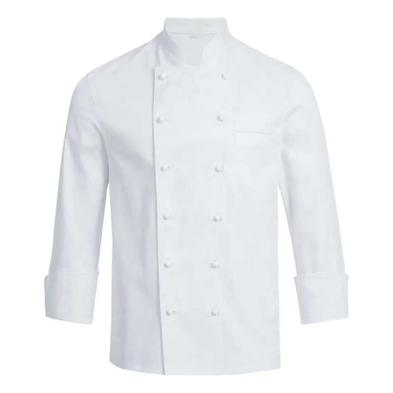 Custom chef coats for hotel kitchen uniform